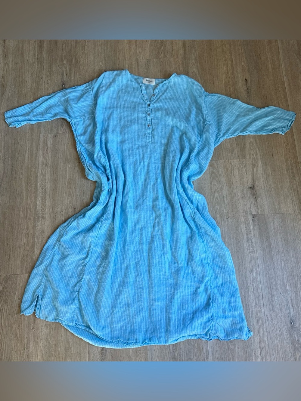 Pietsie Light Blue Women's Long Dress - One Size